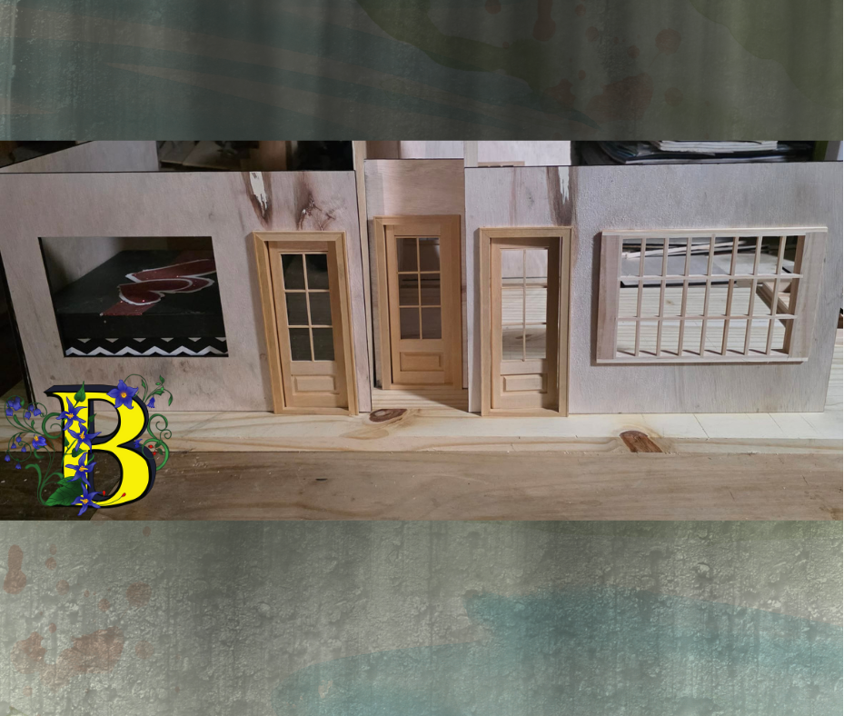 First dry fit of walls